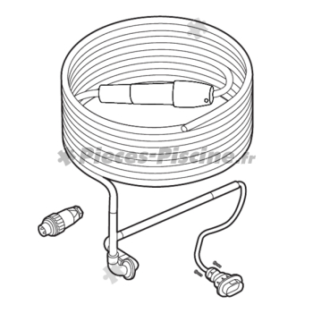 Câble flottant 18m + Swivel ZODIAC Vortex 3-4WD et 4-4WD