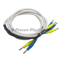 Câble d'alimentation double (pour 2 cellules) STERILOR
