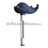 Thermomètre flotteur baleine