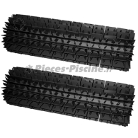 Brosses lamelles noires VOYAGER 2X (lot de 2)