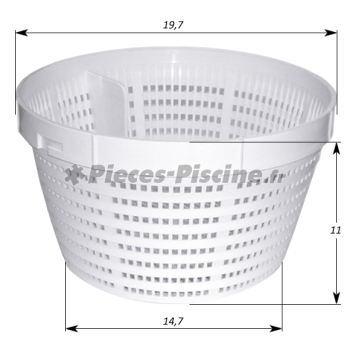 Panier de skimmer WELTICO - H2o Piscines & Spas