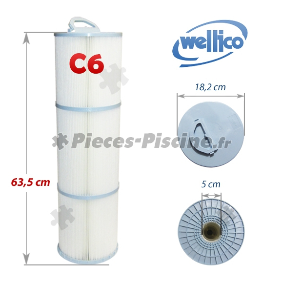 filtre piscine weltico c6