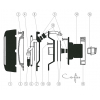 Vis de lentille (x8) projecteur halogène COFIES 100W