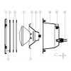 Projecteur Liner COFIES 300W (à clips)