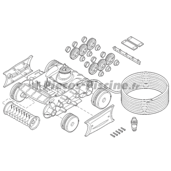 Chassis + moteur + câble ZODIAC TornaX