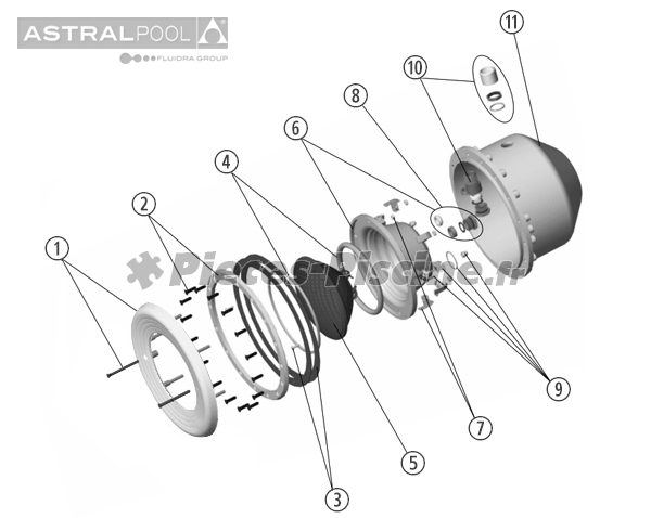 Pièces détachées projecteur ASTRAL Prestige