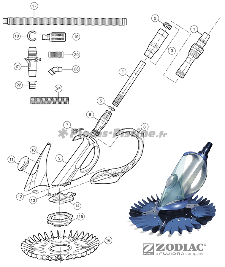 Pièces detachées robot BARACUDA G4