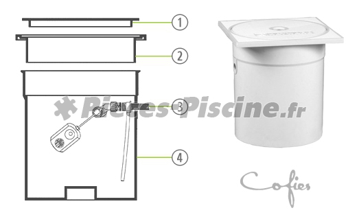 Pièces détachées régulateur de niveau COFIES