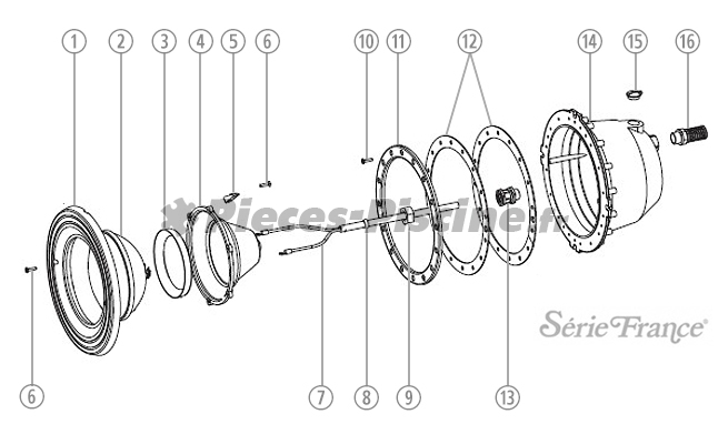 Pièces détachées projecteur Série France